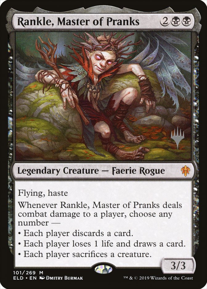 Rankle, Master of Pranks (Promo Pack) [Throne of Eldraine Promos] | Anubis Games and Hobby