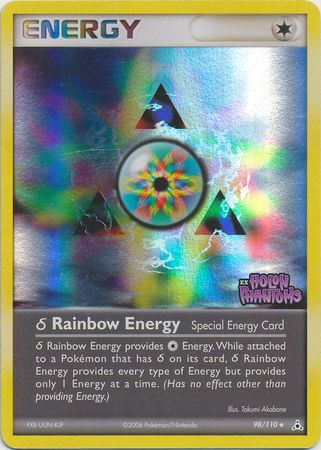 Rainbow Energy (98/110) (Delta Species) (Stamped) [EX: Holon Phantoms] | Anubis Games and Hobby