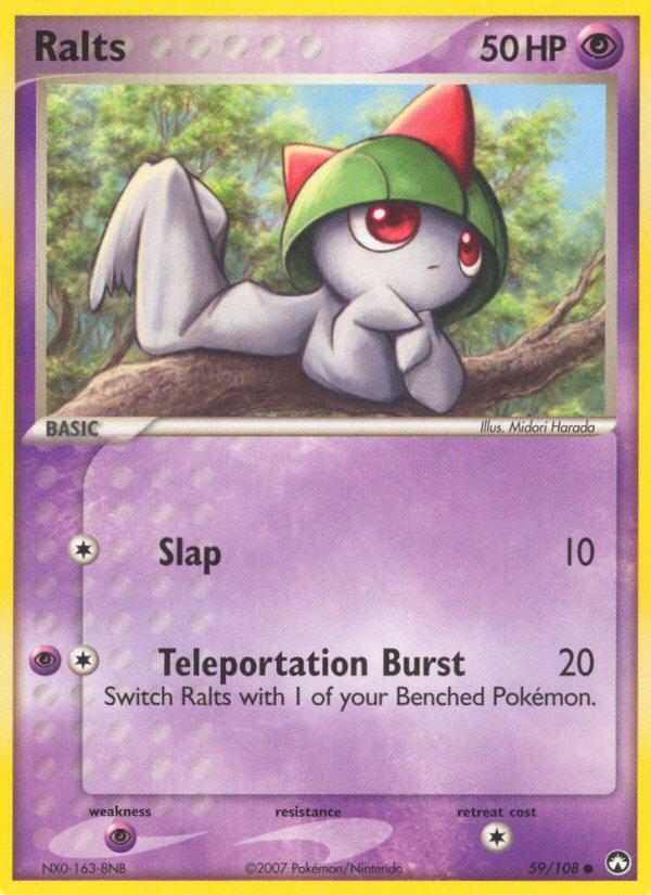 Ralts (59/108) [EX: Power Keepers] | Anubis Games and Hobby