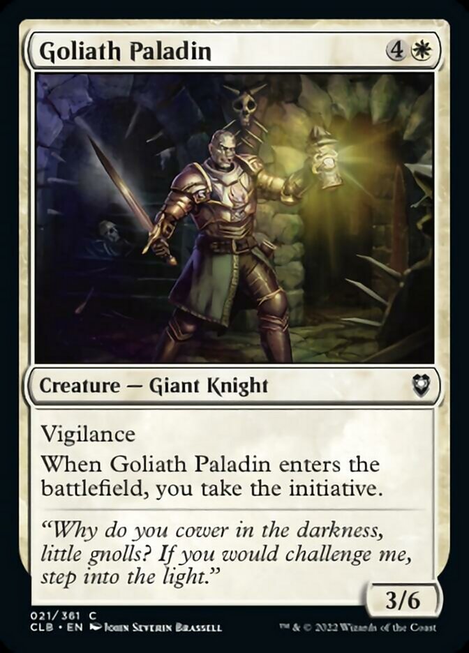 Goliath Paladin [Commander Legends: Battle for Baldur's Gate] | Anubis Games and Hobby