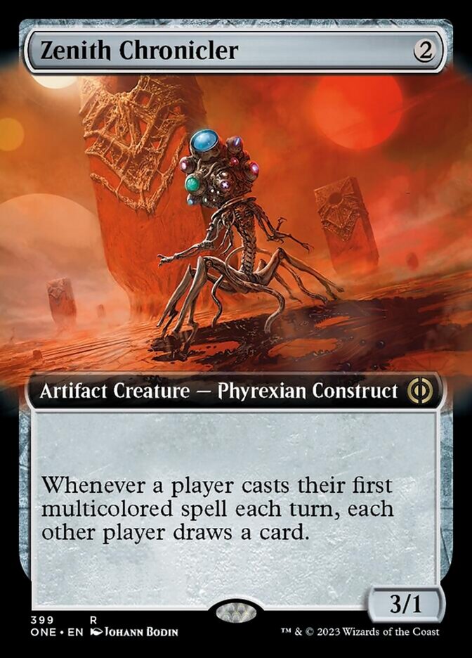 Zenith Chronicler (Extended Art) [Phyrexia: All Will Be One] | Anubis Games and Hobby
