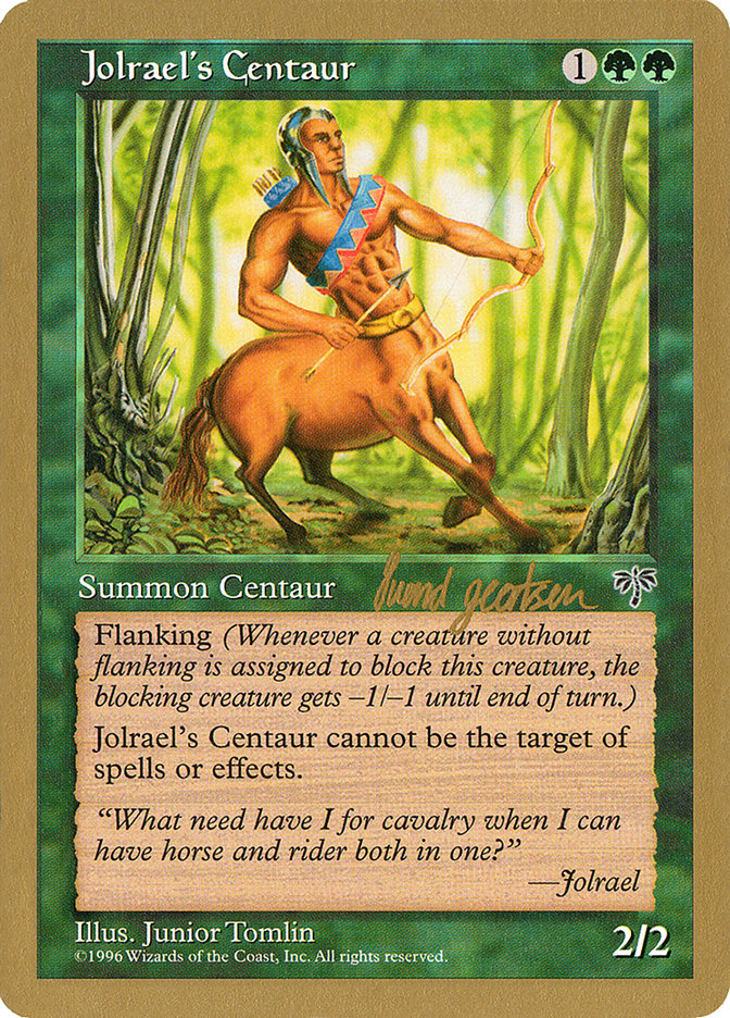 Jolrael's Centaur (Svend Geertsen) [World Championship Decks 1997] | Anubis Games and Hobby