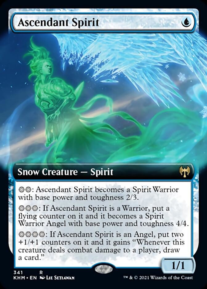 Ascendant Spirit (Extended Art) [Kaldheim] | Anubis Games and Hobby