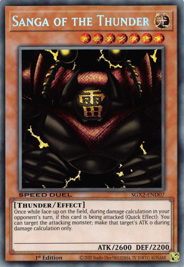 Sanga of the Thunder [SGX2-END07] Secret Rare | Anubis Games and Hobby