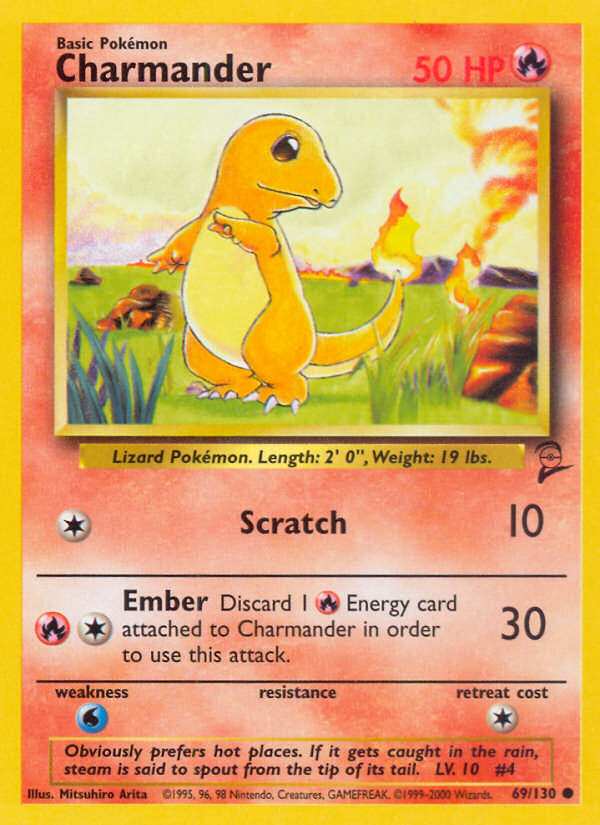 Charmander (69/130) [Base Set 2] | Anubis Games and Hobby