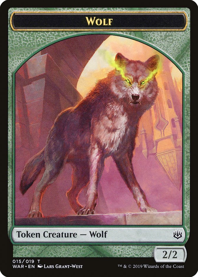 Wolf Token [War of the Spark Tokens] | Anubis Games and Hobby