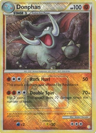 Donphan (40/123) (League Promo) [HeartGold & SoulSilver: Base Set] | Anubis Games and Hobby