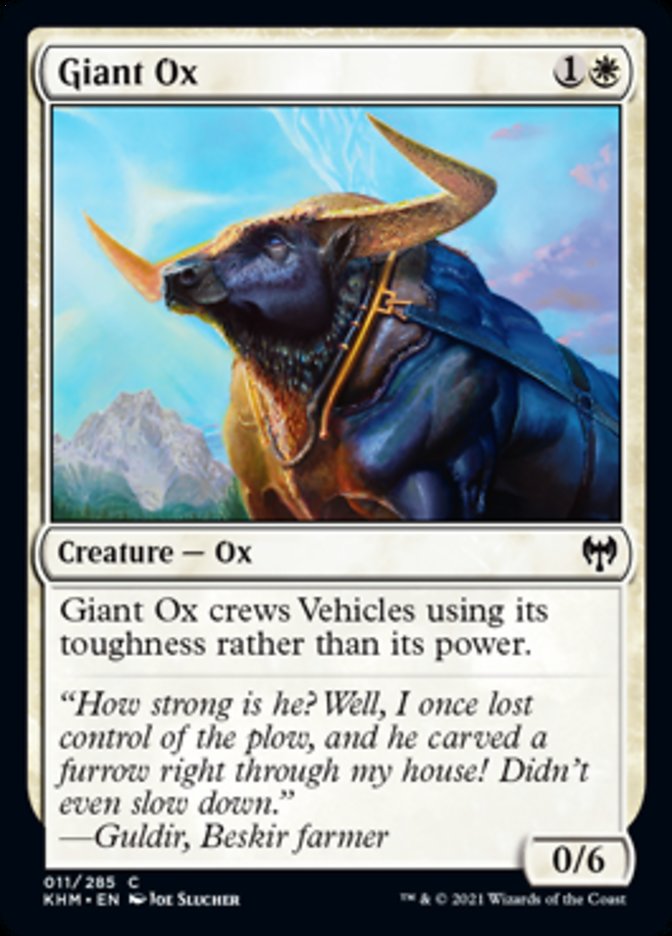 Giant Ox [Kaldheim] | Anubis Games and Hobby