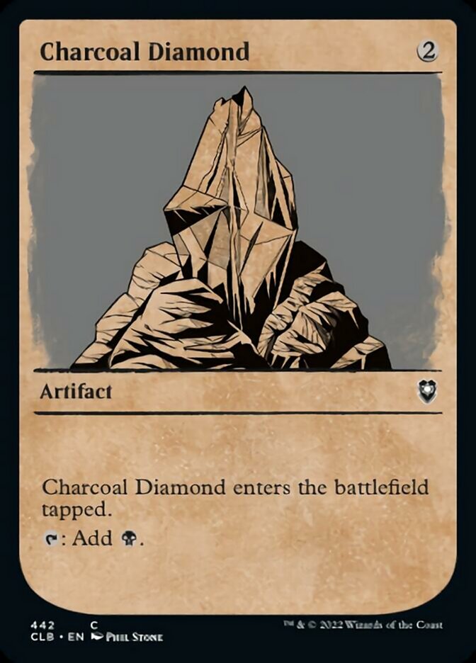Charcoal Diamond (Showcase) [Commander Legends: Battle for Baldur's Gate] | Anubis Games and Hobby