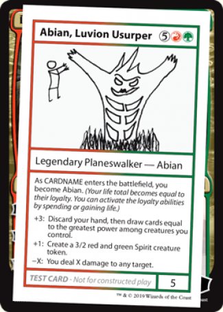 Abian, Luvion Usurper (2021 Edition) [Mystery Booster Playtest Cards] | Anubis Games and Hobby