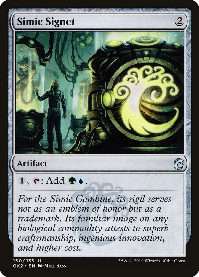 Simic Signet [Ravnica Allegiance Guild Kit] | Anubis Games and Hobby