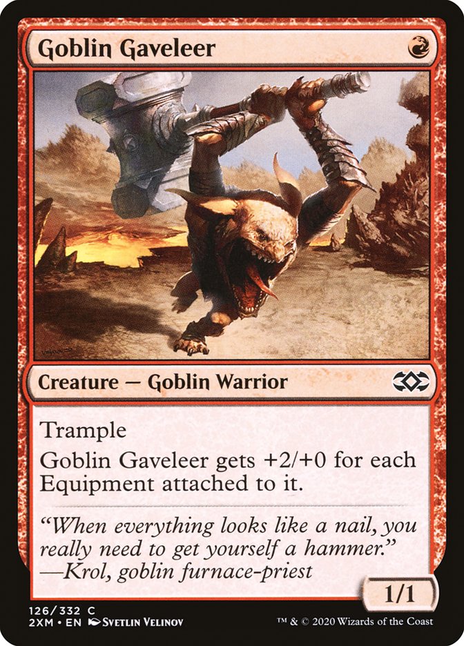 Goblin Gaveleer [Double Masters] | Anubis Games and Hobby