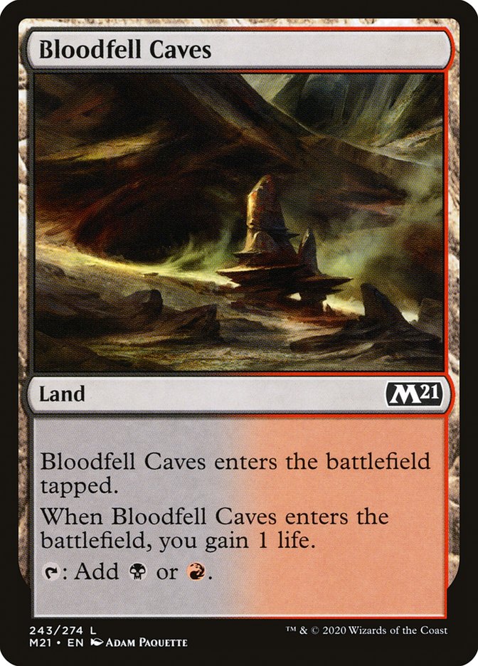 Bloodfell Caves [Core Set 2021] | Anubis Games and Hobby