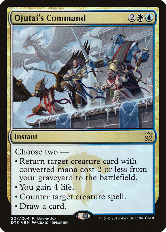 Ojutai's Command (Buy-A-Box) [Dragons of Tarkir Promos] | Anubis Games and Hobby