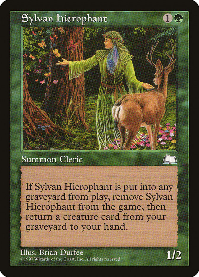 Sylvan Hierophant [Weatherlight] | Anubis Games and Hobby
