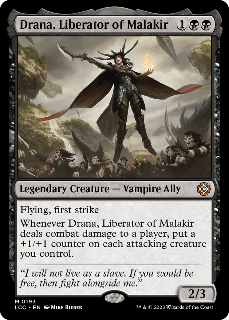 Drana, Liberator of Malakir [The Lost Caverns of Ixalan Commander] | Anubis Games and Hobby