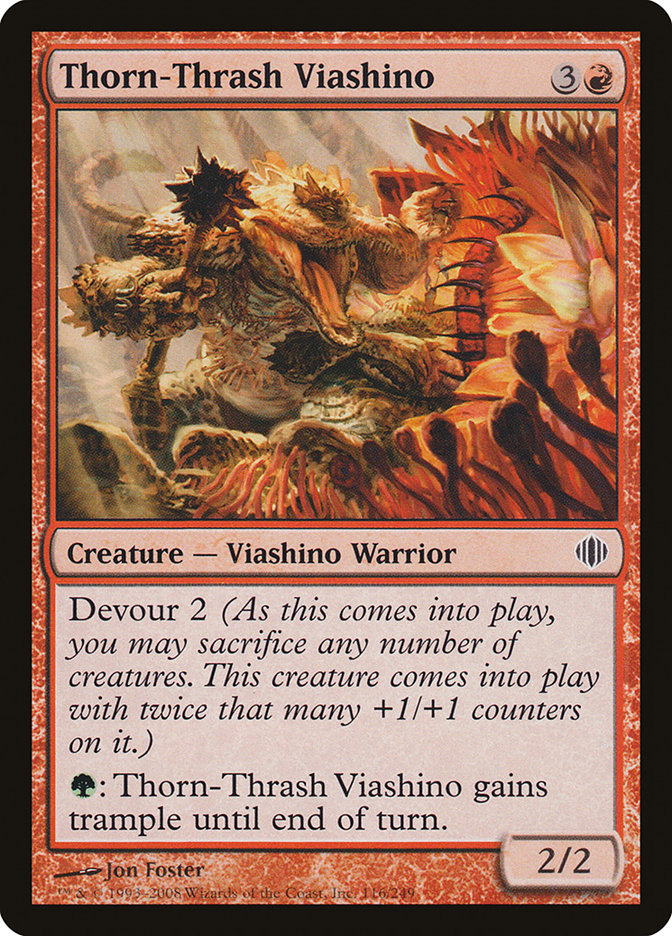 Thorn-Thrash Viashino [Shards of Alara] | Anubis Games and Hobby