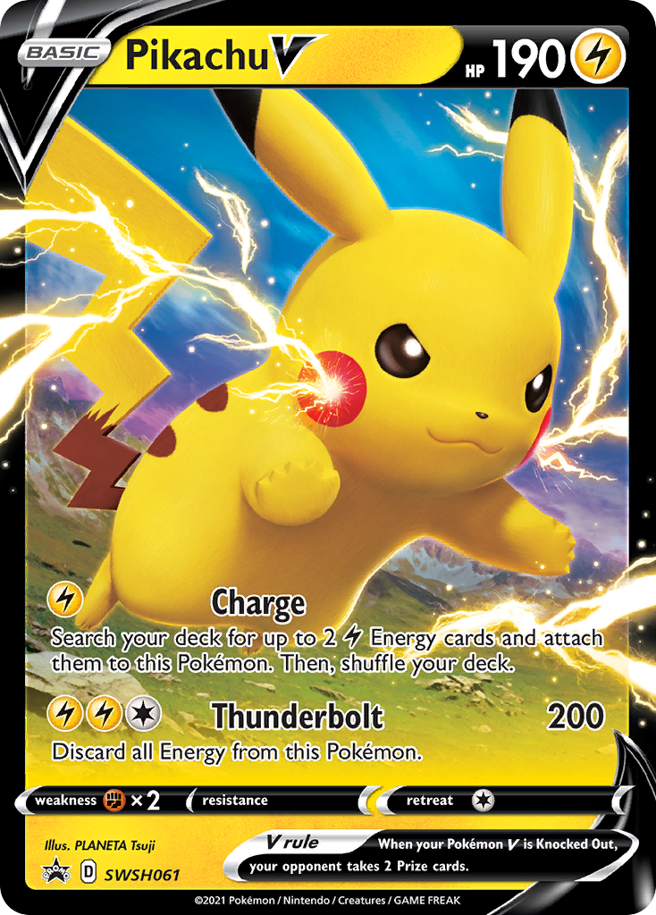 Pikachu V (SWSH061) [Sword & Shield: Black Star Promos] | Anubis Games and Hobby