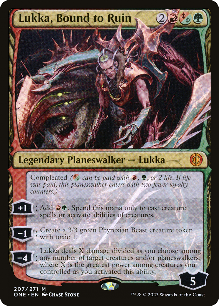 Lukka, Bound to Ruin [Phyrexia: All Will Be One] | Anubis Games and Hobby