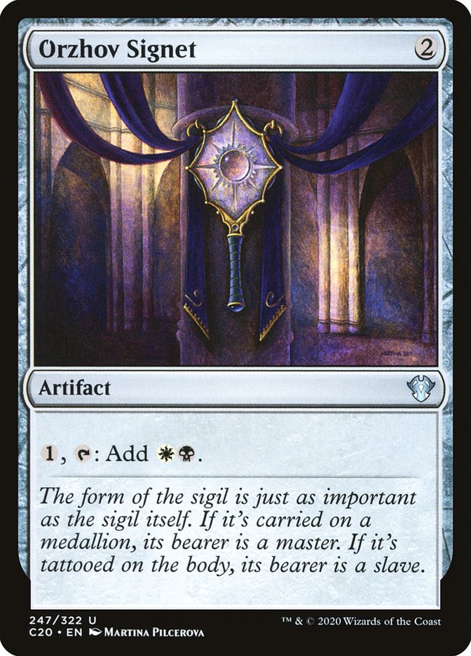 Orzhov Signet [Commander 2020] | Anubis Games and Hobby