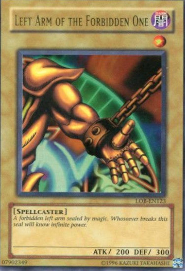 Left Arm of the Forbidden One [LOB-EN123] Ultra Rare | Anubis Games and Hobby