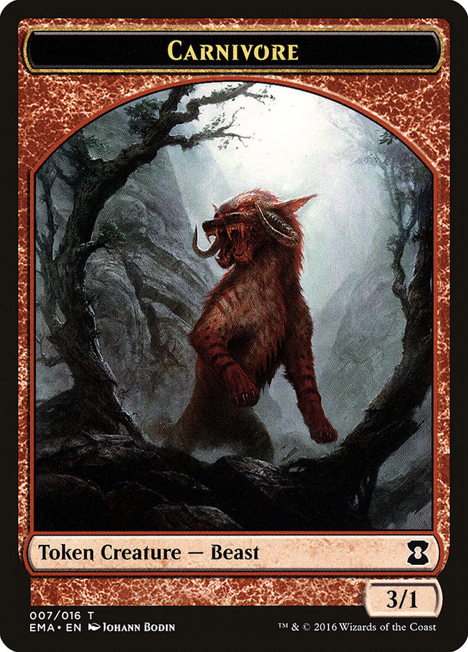 Carnivore Token [Eternal Masters Tokens] | Anubis Games and Hobby