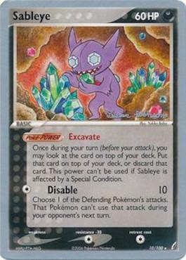 Sableye (10/100) (Intimidation - Tristan Robinson) [World Championships 2008] | Anubis Games and Hobby