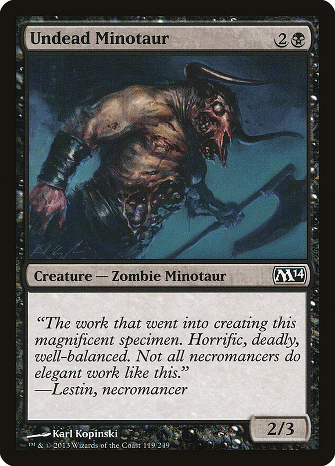 Undead Minotaur [Magic 2014] | Anubis Games and Hobby