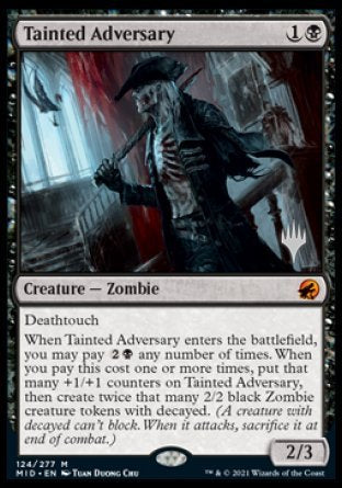 Tainted Adversary (Promo Pack) [Innistrad: Midnight Hunt Promos] | Anubis Games and Hobby