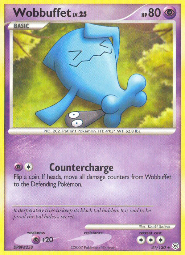 Wobbuffet (41/130) [Diamond & Pearl: Base Set] | Anubis Games and Hobby