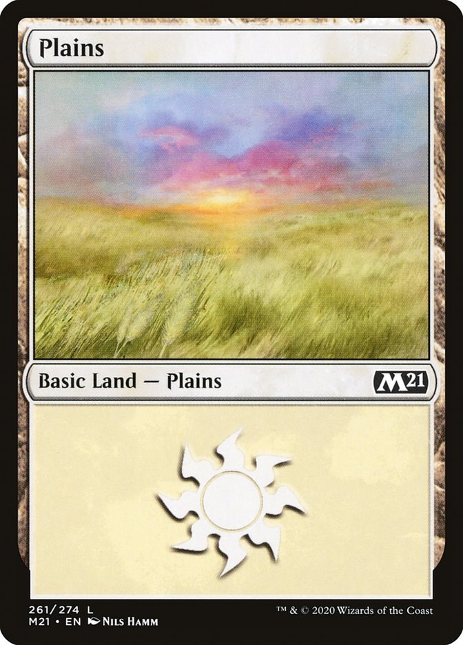 Plains (261) [Core Set 2021] | Anubis Games and Hobby