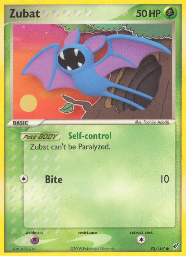 Zubat (83/107) [EX: Deoxys] | Anubis Games and Hobby