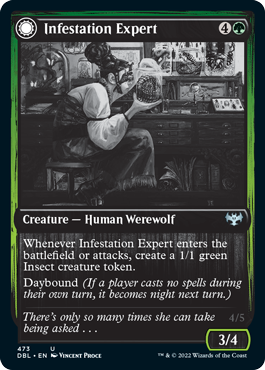 Infestation Expert // Infested Werewolf [Innistrad: Double Feature] | Anubis Games and Hobby