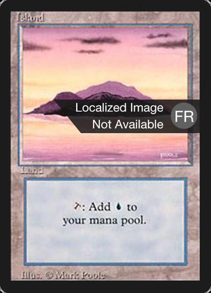 Island (A) [Foreign Black Border] | Anubis Games and Hobby