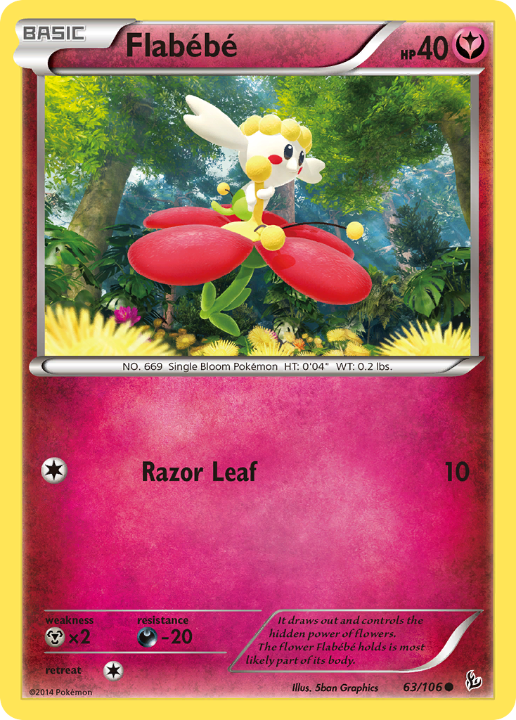 Flabebe (63/106) [XY: Flashfire] | Anubis Games and Hobby