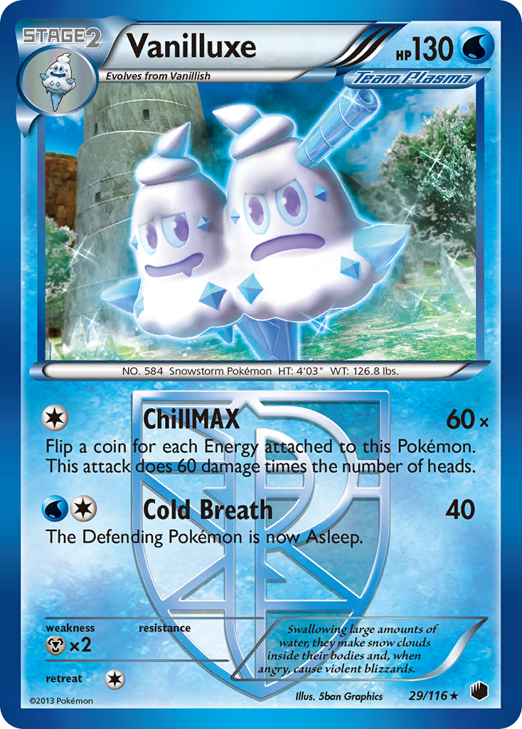 Vanilluxe (29/116) [Black & White: Plasma Freeze] | Anubis Games and Hobby