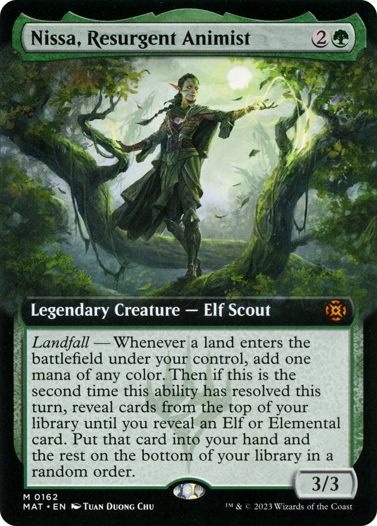 Nissa, Resurgent Animist (Extended Art) [March of the Machine: The Aftermath] | Anubis Games and Hobby