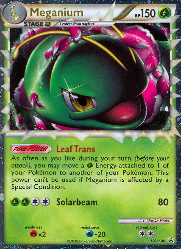 Meganium (HGSS08) [HeartGold & SoulSilver: Black Star Promos] | Anubis Games and Hobby