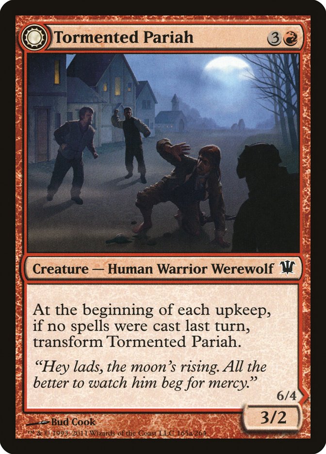 Tormented Pariah // Rampaging Werewolf [Innistrad] | Anubis Games and Hobby