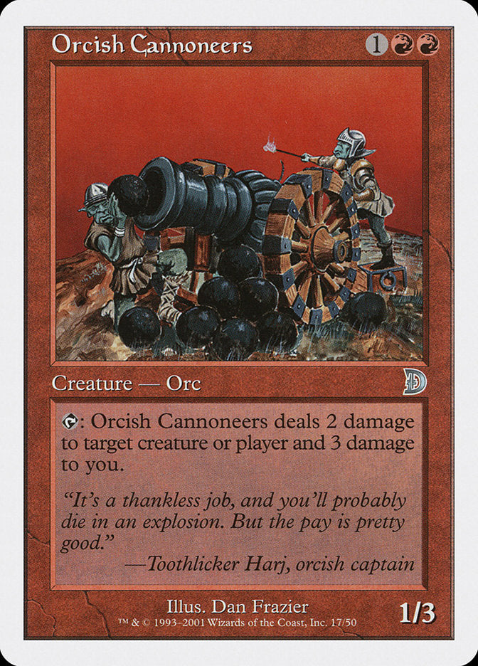 Orcish Cannoneers [Deckmasters] | Anubis Games and Hobby