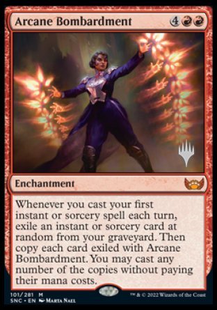 Arcane Bombardment (Promo Pack) [Streets of New Capenna Promos] | Anubis Games and Hobby