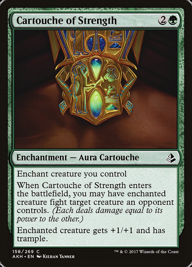 Cartouche of Strength [Amonkhet] | Anubis Games and Hobby