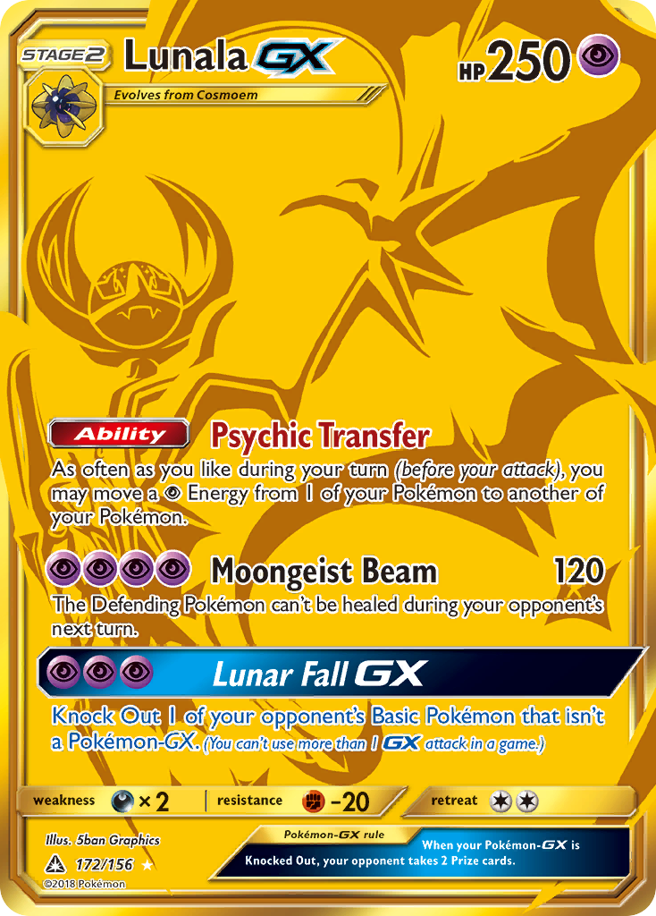 Lunala GX (172/156) [Sun & Moon: Ultra Prism] | Anubis Games and Hobby