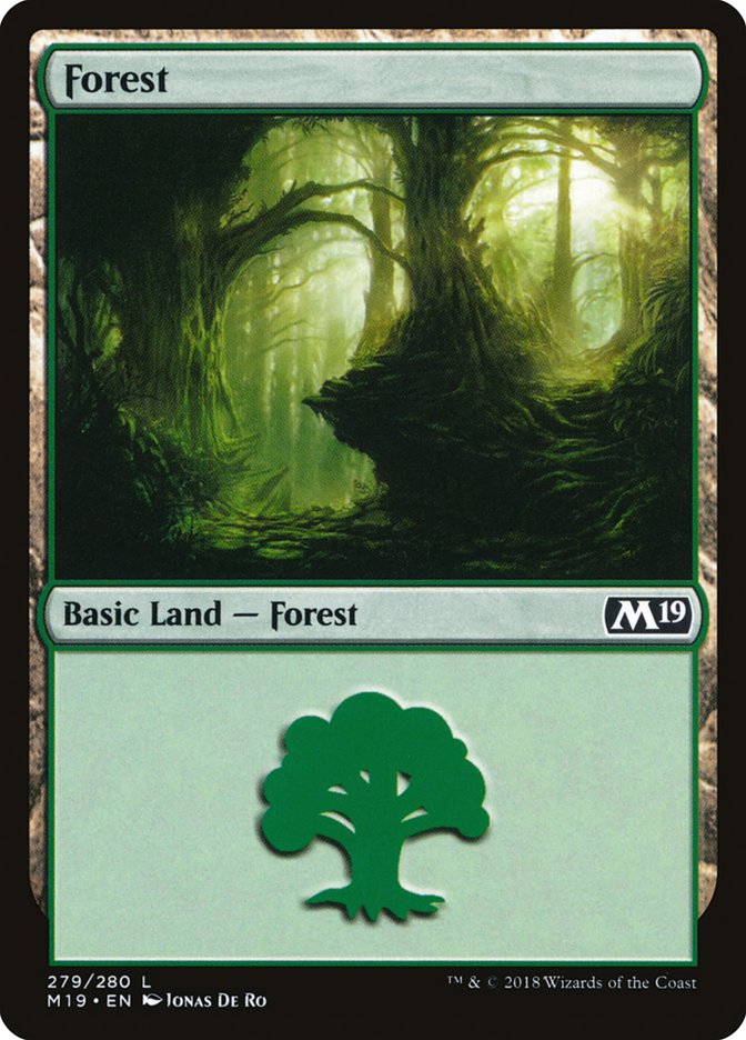 Forest (279) [Core Set 2019] | Anubis Games and Hobby