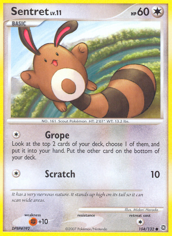 Sentret (104/132) [Diamond & Pearl: Secret Wonders] | Anubis Games and Hobby