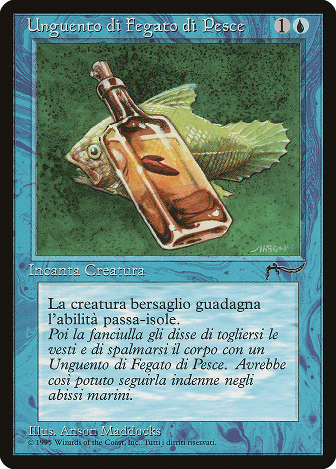 Fishliver Oil (Italian) "Unguento di Fegato di Pesce" [Rinascimento] | Anubis Games and Hobby