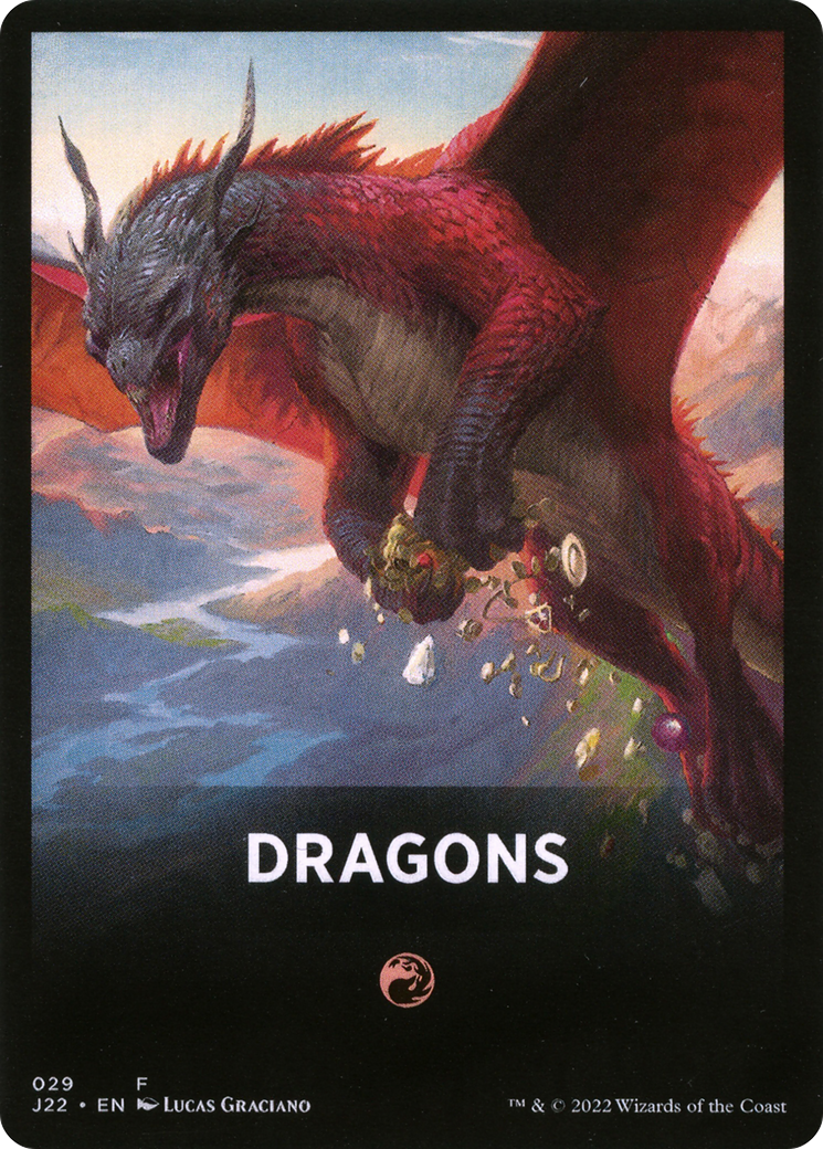 Dragons Theme Card [Jumpstart 2022 Front Cards] | Anubis Games and Hobby