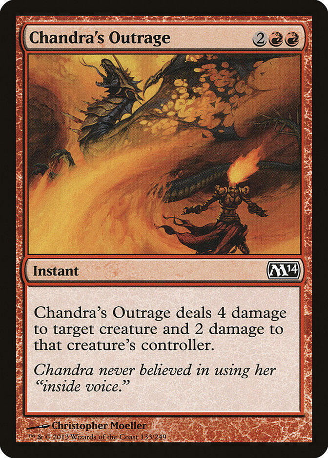 Chandra's Outrage [Magic 2014] | Anubis Games and Hobby