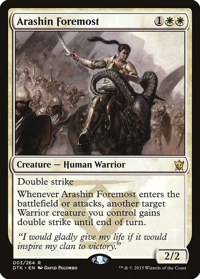 Arashin Foremost [Dragons of Tarkir] | Anubis Games and Hobby