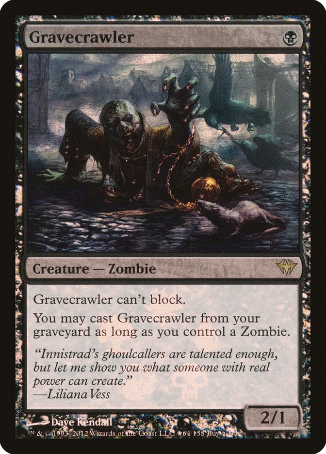 Gravecrawler (Buy-A-Box) [Dark Ascension Promos] | Anubis Games and Hobby